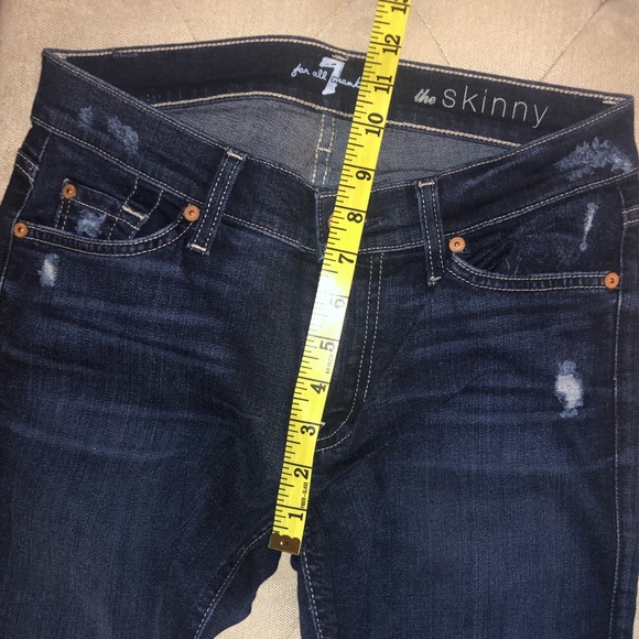 7 For All Mankind Skinny Jeans - Picture 3 of 7